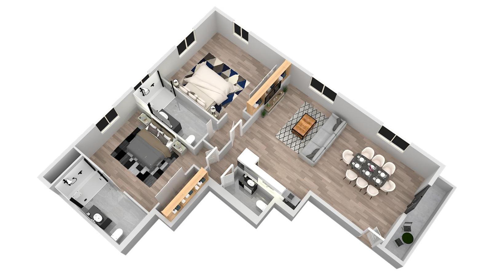 Superbe, T3 Spacieux 78 M2, Neuf, Parking, Balcon Gerde Экстерьер фото